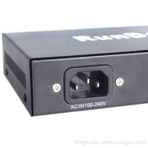 Full Gigabit Power Over Ethernet Switch, 5-port with 4-port PoE, CE, FCC, RoHS Certificates Approval